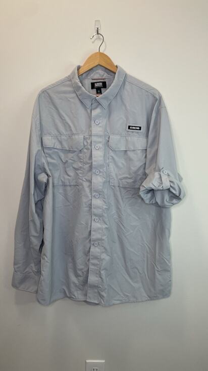 Alaskan Hardgear Other - Alaskan Hardgear Vented Roll Tab Fishing Shirt Duluth Trading Gray Men 2XL Tall